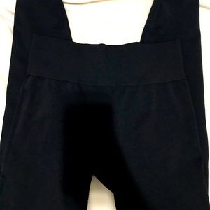 Black pink workout leggings